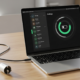 Laptop showing battery settings screen illustrating laptop battery draining fast troubleshooting