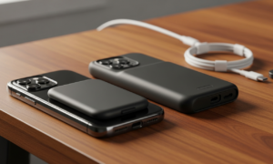 Comparison of slim and bulky battery cases showing the best battery cases for different phone models