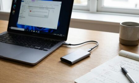 portable SSD not showing up